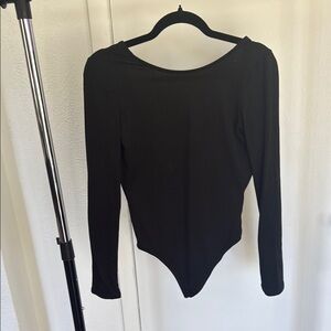 Black Long Sleeve Bodysuit